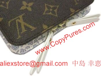 LOUIS VUITTON　ルイヴィトン　モノグラム・フルリ　LV　フラワー・モチーフ　ヴィオレ　財布　ポルト　モネ・アンソリット　M60230